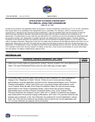 Form 606-TAA Application to Change a Water Right - Technical Analysis Addendum - Montana