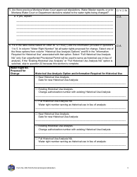 Form 606-TAA Application to Change a Water Right - Technical Analysis Addendum - Montana, Page 3