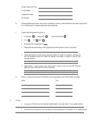 Application to the Virginia Small Business Financing Authority for the Issuance of Conduit Bonds - Virginia, Page 5