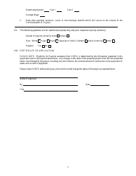 Application to the Virginia Small Business Financing Authority for the Issuance of Conduit Bonds - Virginia, Page 8