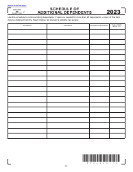Form IT-140 Personal Income Tax Return - West Virginia, Page 19
