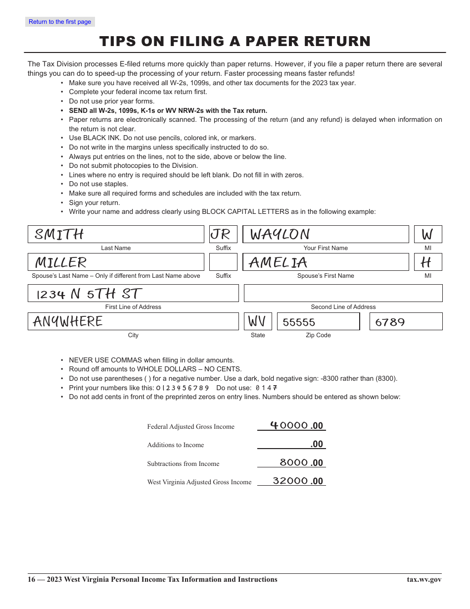 Form IT-140 Personal Income Tax Return - West Virginia, Page 21