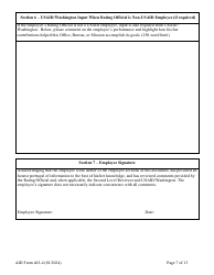 Form AID463-4 Foreign Service Promotion Input Form, Page 7
