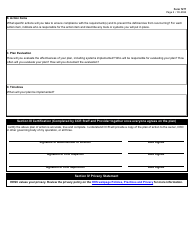 Form 7277 Child Care Regulation Plan of Action - Texas, Page 2
