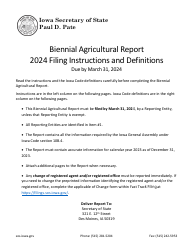 Biennial Agricultural Report - Iowa, Page 4