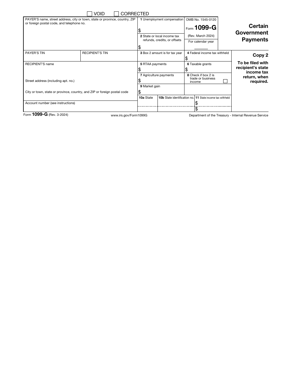 IRS Form 1099-G Certain Government Payments, Page 6