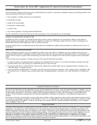 IRS Form 2587 Application for Special Enrollment Examination, Page 2