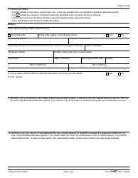 IRS Form 14457 Voluntary Disclosure Practice Preclearance Request and Application, Page 2