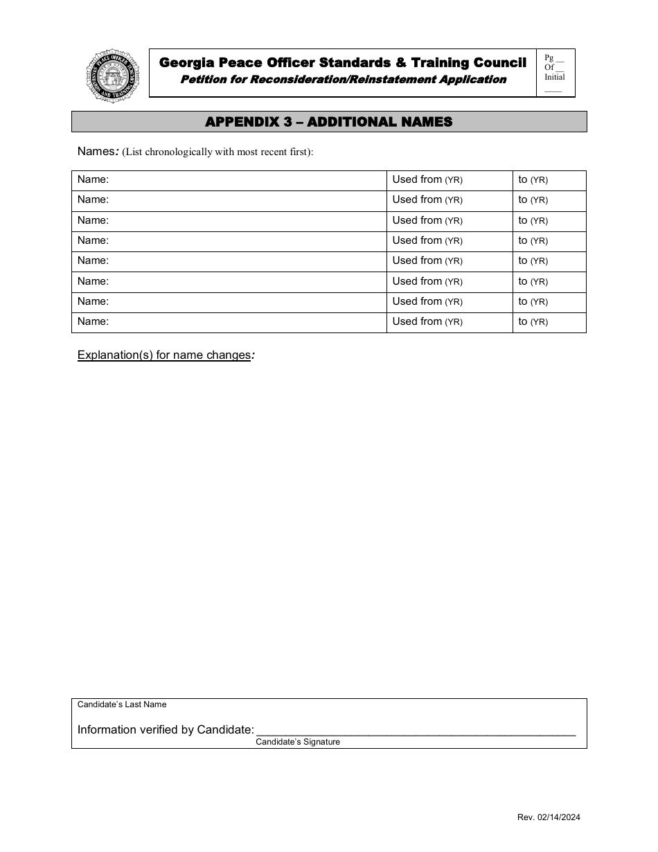 Petition for Reconsideration / Reinstatement Application - Georgia (United States), Page 16