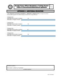 Petition for Reconsideration/Reinstatement Application - Georgia (United States), Page 17