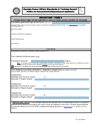 Petition for Reconsideration/Reinstatement Application - Georgia (United States), Page 5