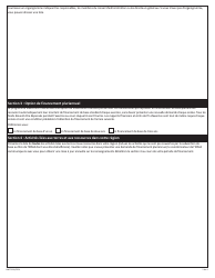 Forme NWT9156 Demande De Subvention De Base Au Titre De L&#039;aide Provisoire a La Gestion DES Ressources - Northwest Territories, Canada (French), Page 2