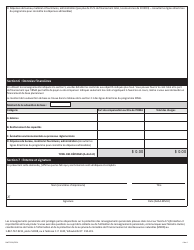 Forme NWT9156 Demande De Subvention De Base Au Titre De L&#039;aide Provisoire a La Gestion DES Ressources - Northwest Territories, Canada (French), Page 4