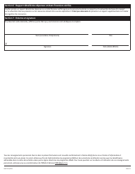 Forme NWT9154 Rapport De Fin D&#039;exercice - Programme D&#039;aide Provisoire a La Gestion DES Ressources (Irma) - Northwest Territories, Canada (French), Page 10