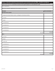 Forme NWT9154 Rapport De Fin D&#039;exercice - Programme D&#039;aide Provisoire a La Gestion DES Ressources (Irma) - Northwest Territories, Canada (French), Page 7