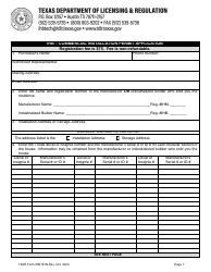 TDLR Form IHB151N Ihb - Commercial Installation Permit Application - Texas, Page 3