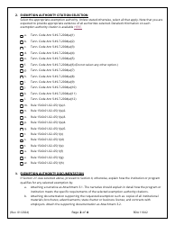 Exemption Determination Request - Tennessee, Page 2