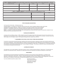 Form 64-029 Application for License to Sell Nursery Stock - California, Page 2