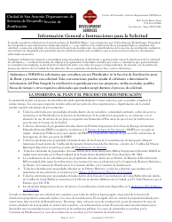 Document preview: Solicitud Para Cambio De Zonificacion/Enmienda De Plan - City of San Antonio, Texas (Spanish)