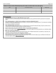 Form F-03211 Wisconsin Nurse Aide Registry Renewal Form - Wisconsin, Page 2