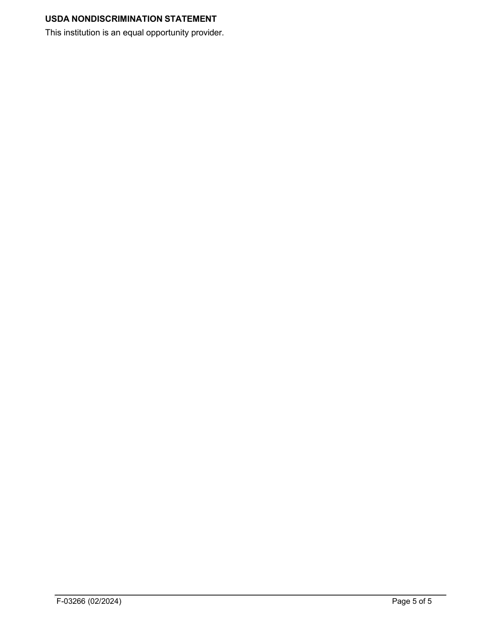 Form F-03266 Request to Lower Your Foodshare Overpayment - Wisconsin, Page 5