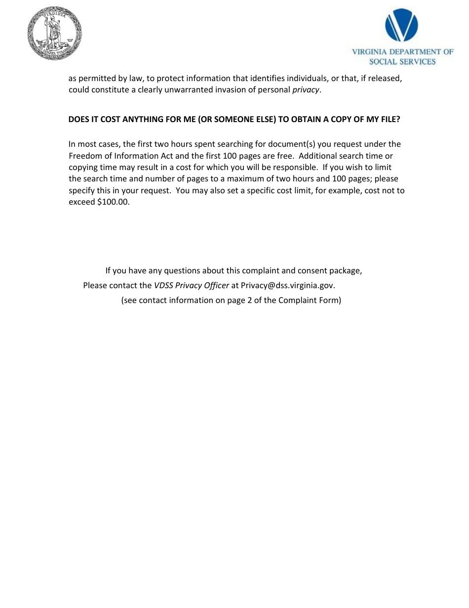 Information Privacy Complaint - Virginia, Page 8