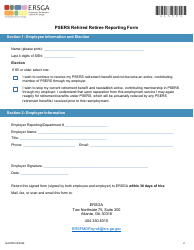 Form G4-PRS Psers Rehired Retiree Reporting Form - Georgia (United States), Page 2
