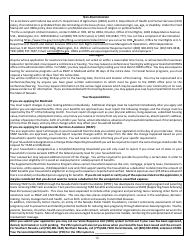 Form 2920-EM Application for Assistance - Supplemental Nutrition Assistance Program (Snap) - Nevada, Page 14