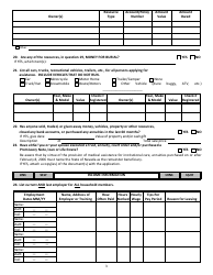 Form 2920-EM Application for Assistance - Supplemental Nutrition Assistance Program (Snap) - Nevada, Page 5