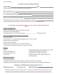 New Hampshire Care Traffic Control (Ctc) Referral Checklist - Fill Out ...