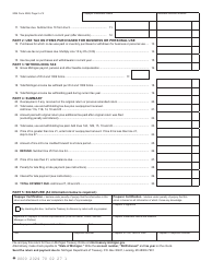 Form 5082 Sales, Use and Withholding Taxes Amended Annual Return - Michigan, Page 2