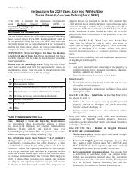 Form 5082 Sales, Use and Withholding Taxes Amended Annual Return - Michigan, Page 3