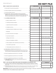 Form 5099 Sales, Use and Withholding Taxes 4% and 6% Monthly/Quarterly and Amended Monthly/Quarterly Worksheet - Michigan, Page 2