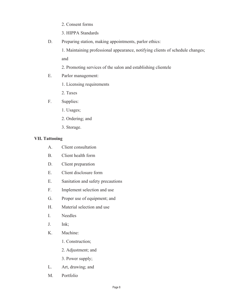 Form A450-TAPPR_CERT Tattooer Apprentice Certification Application - Virginia, Page 11