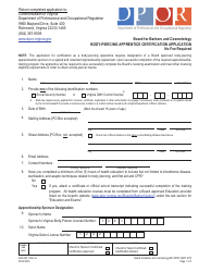 Form A450-BP_SOA Body-Piercing Apprentice Certification Application - Virginia, Page 13