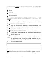 Presumptive Suitability Annual Update Form and Affidavit - Louisiana, Page 4