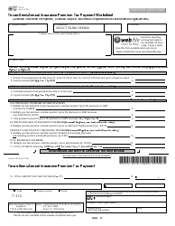 Form 25-101 Texas Semi-annual Insurance Premium Tax Payment Worksheet - Texas
