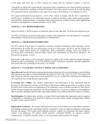 Form WDVA2215 Memorandum of Understanding Between the State of Wisconsin, Department of Veterans Affairs and the American Legion, Department of Wisconsin - Wisconsin, Page 2