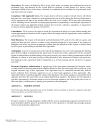 Form WDVA2215 Memorandum of Understanding Between the State of Wisconsin, Department of Veterans Affairs and the American Legion, Department of Wisconsin - Wisconsin, Page 3