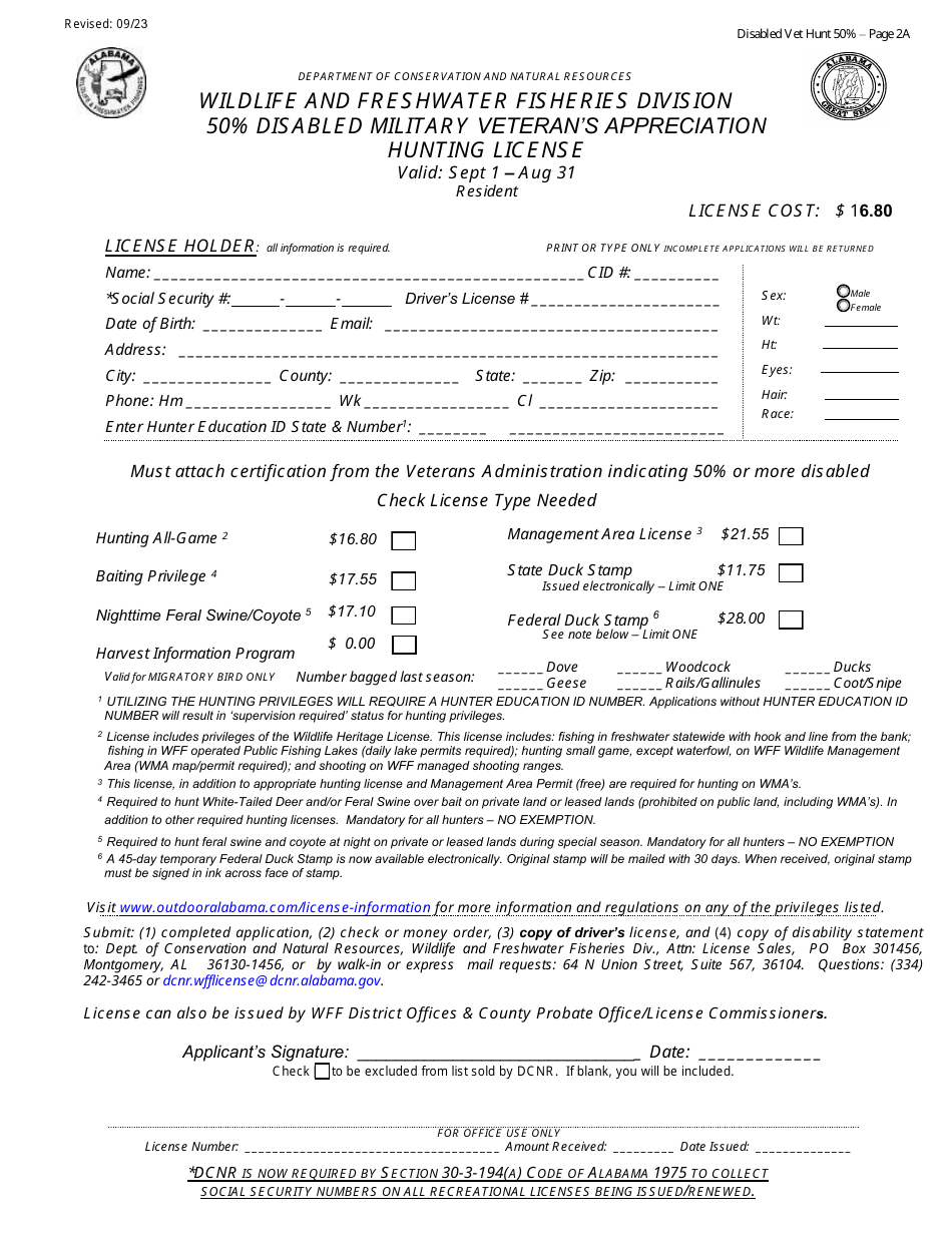 50% Disabled Military Veterans Appreciation - Alabama, Page 2