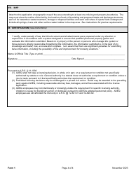 AZPDES Form 1 AZPDES Application - General Information - Arizona, Page 4