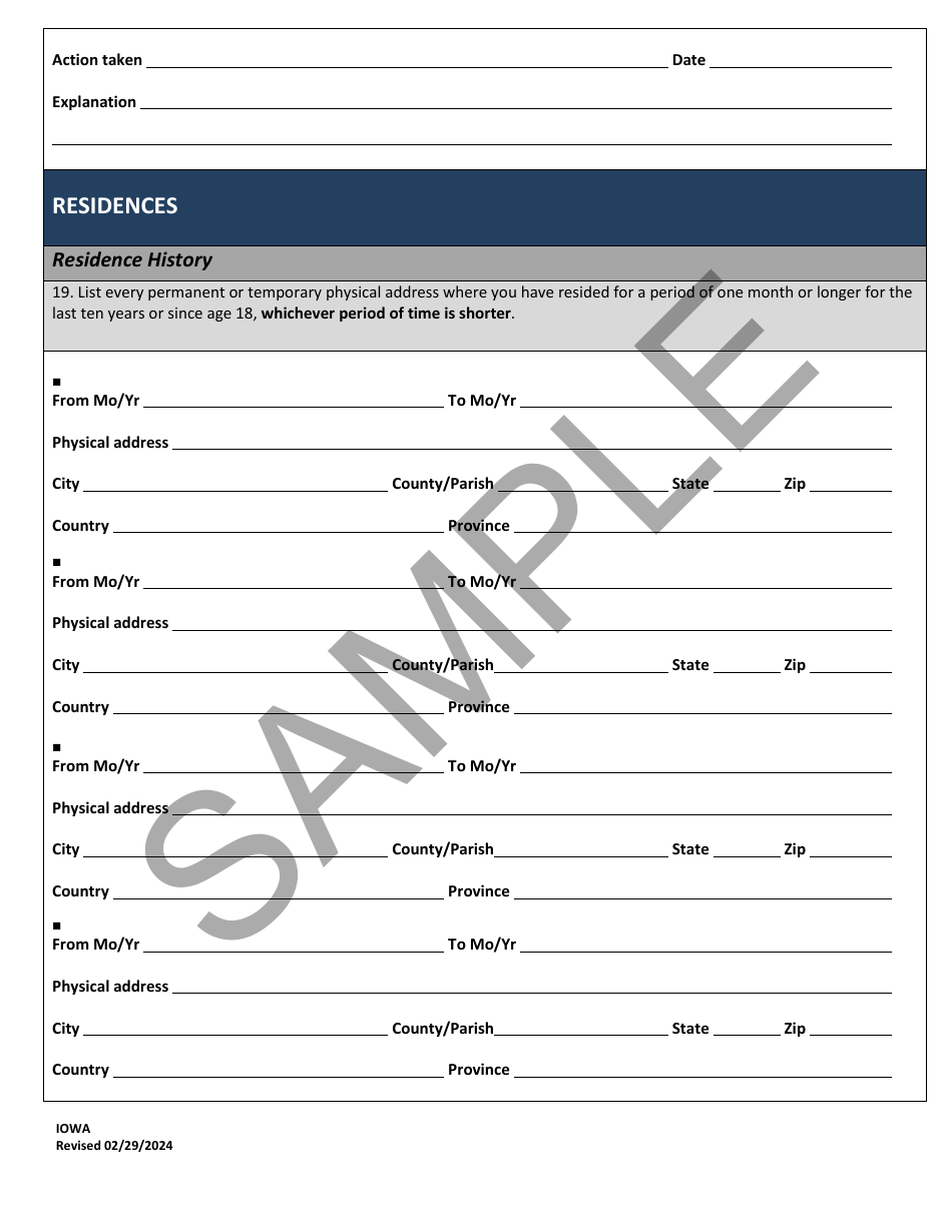 Character Report Application - Sample - Iowa, Page 10