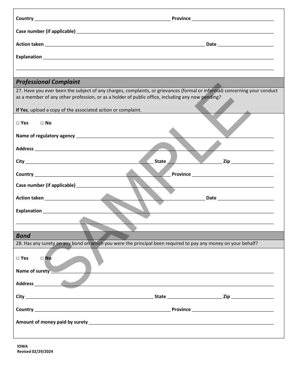 Character Report Application - Sample - Iowa, Page 19