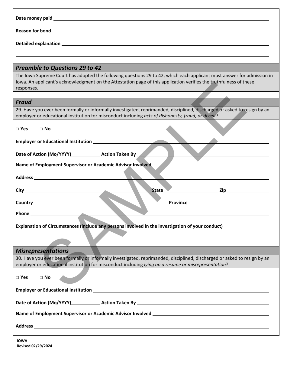 Character Report Application - Sample - Iowa, Page 20