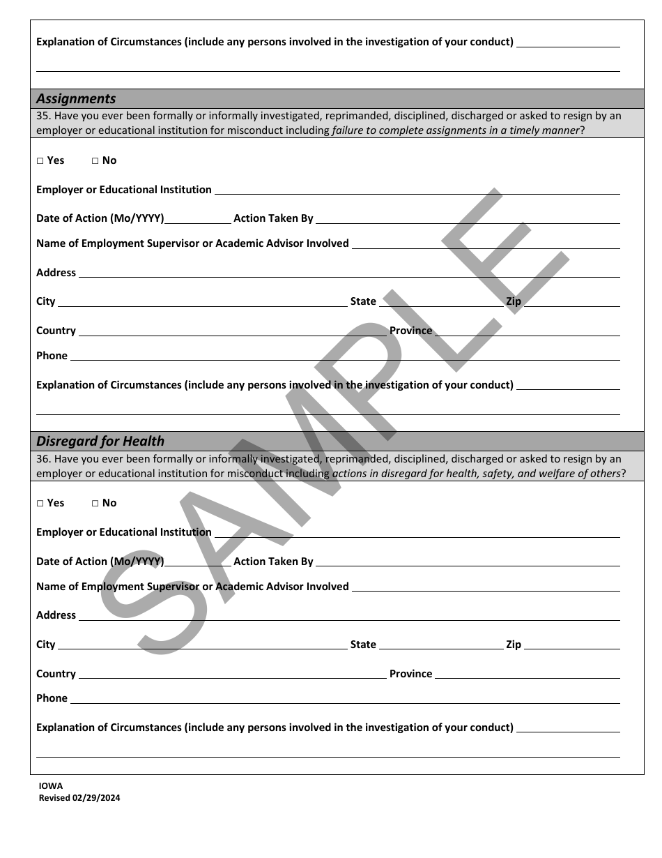 Character Report Application - Sample - Iowa, Page 23