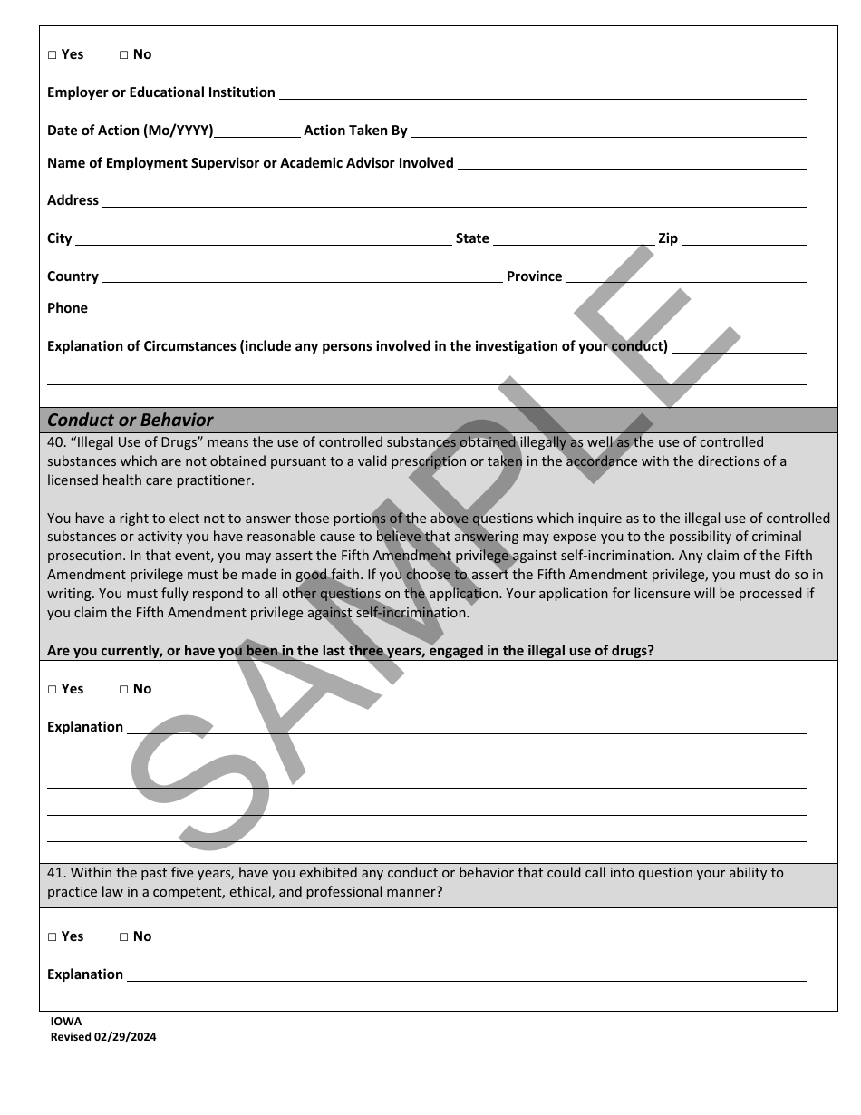 Character Report Application - Sample - Iowa, Page 25