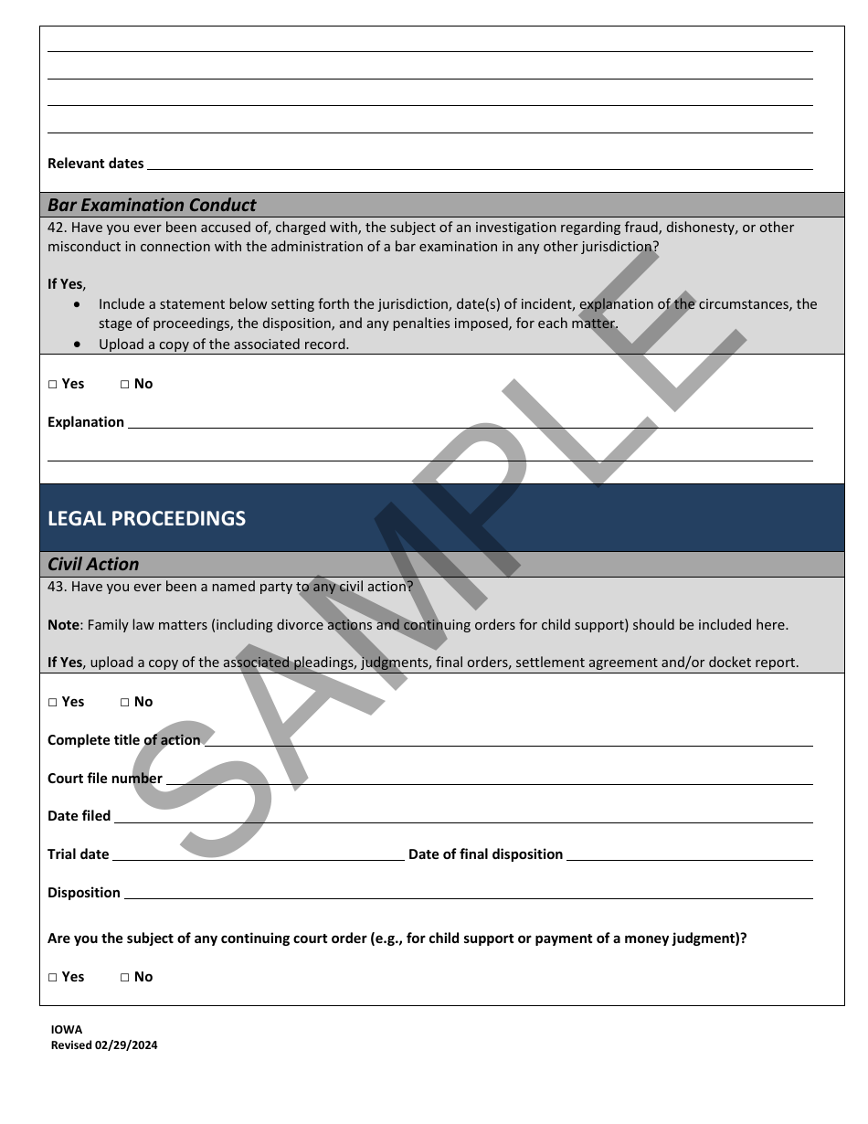 Character Report Application - Sample - Iowa, Page 26