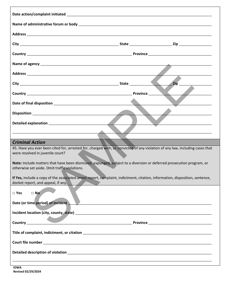 Character Report Application - Sample - Iowa, Page 28