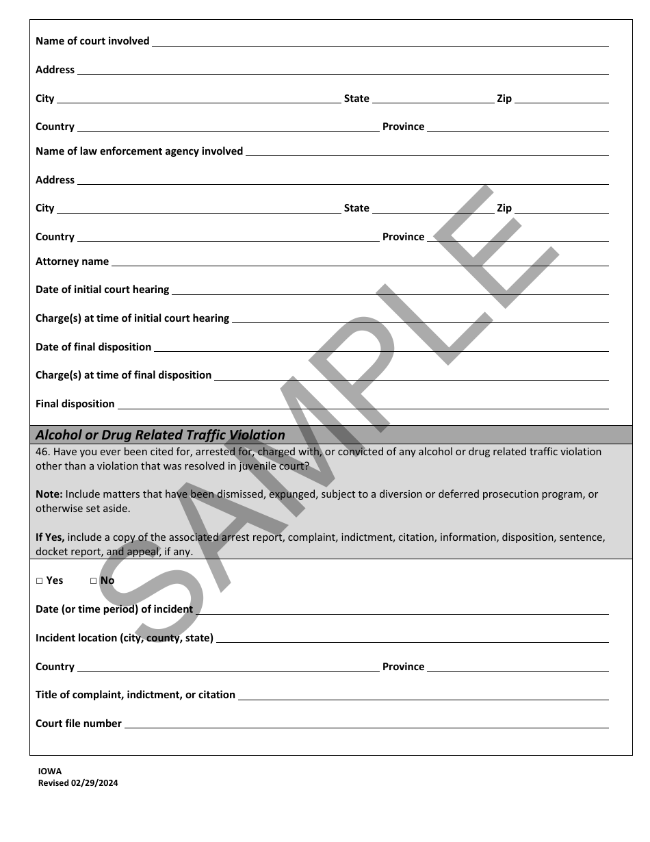 Character Report Application - Sample - Iowa, Page 29