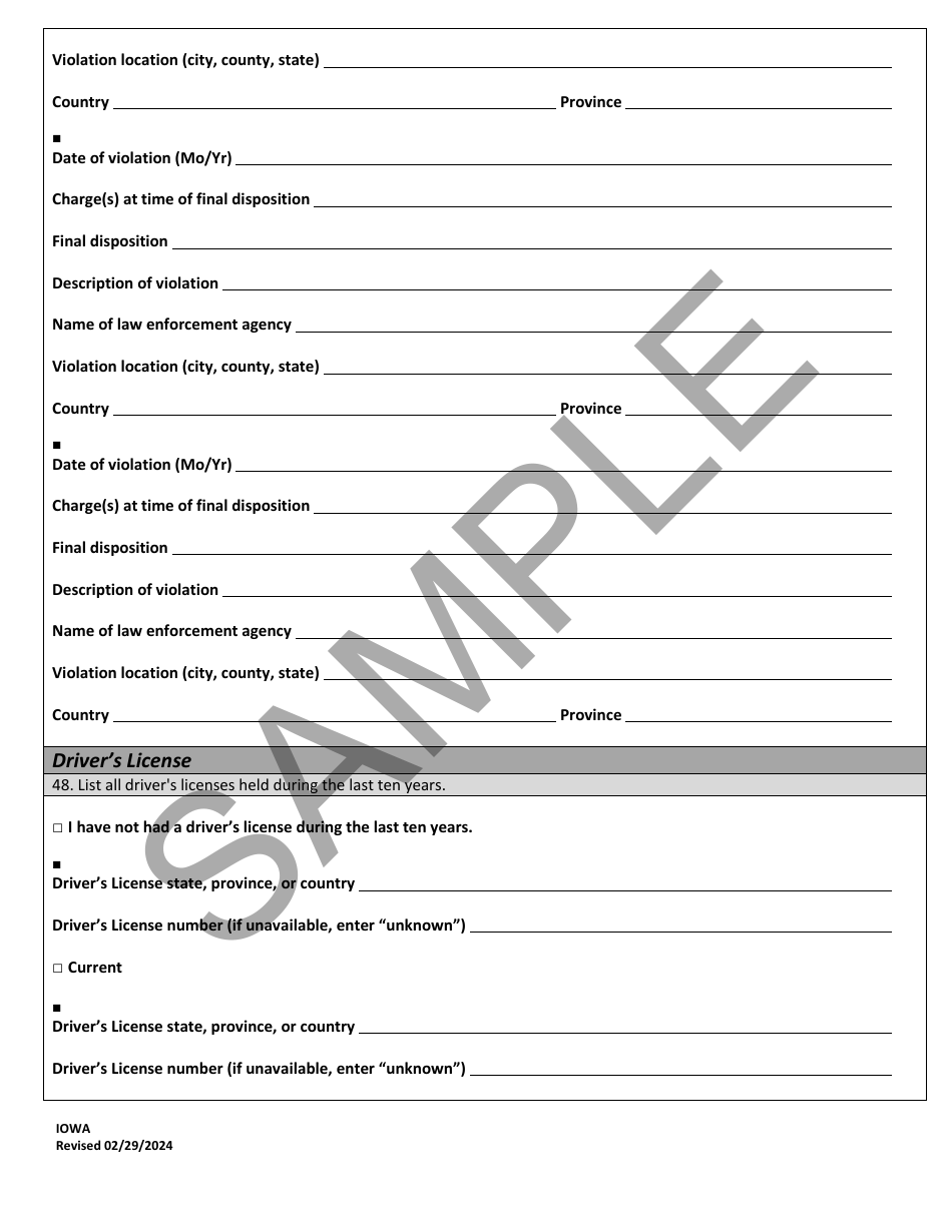 Character Report Application - Sample - Iowa, Page 31